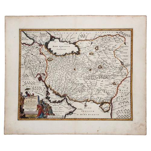 Old map image download for ROYAUME de PERSE avec les Pays Limitrophes et les Places maritimes, suivant les Relations des meilleurs Voyageurs nouvellement.