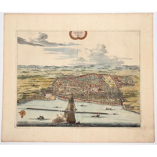Old map image download for Plan de la Ville de BANTAM, dans l'isle de Java.