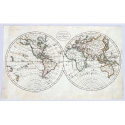 Mappe Monde ou carte Generale de la Terre.