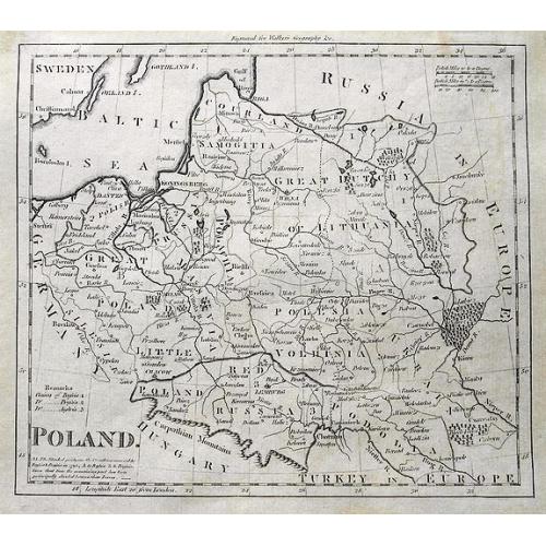 Old map image download for Poland.