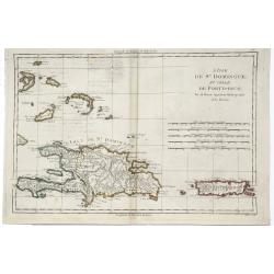 L'Isle de St. Domingue et Celle de Porto-Rico.