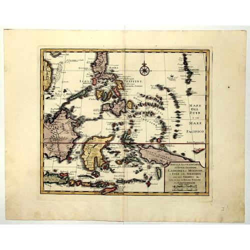 Old map image download for S.E.Asia islands. -NUOVA et Accurata Carta dell'Isole FILIPPINE, LADRONES, e MOLUCCOS, o Isole delle SPEZIARTE come anro CELEBES &c.