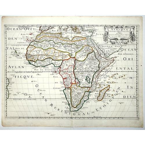 Old map image download for AFRIQUE par N. Sanson d'Abbeville.