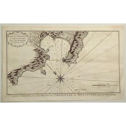 Old map image download for Plan of Havre de Chequetan ou Seguataneo. . .