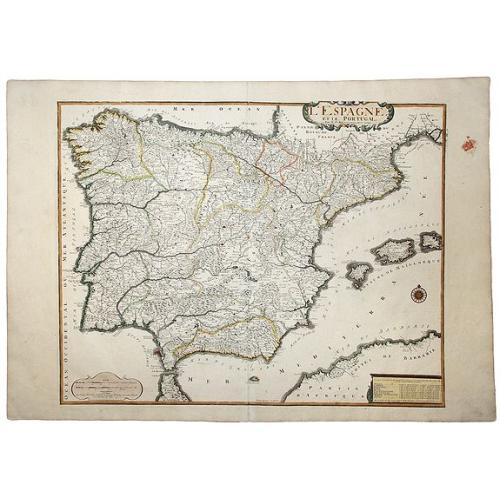 Old map image download for L'ESPAGNE ET LE PORTUGAL.
