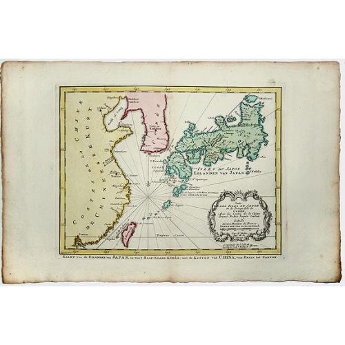 Old map image download for Carte DES ISLES DU JAPON et la Presqu Isle de COREE.