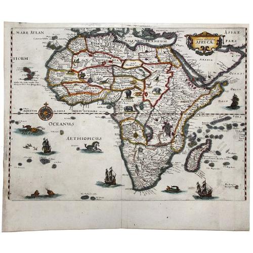 Old map image download for Nova Description AFRICAE.