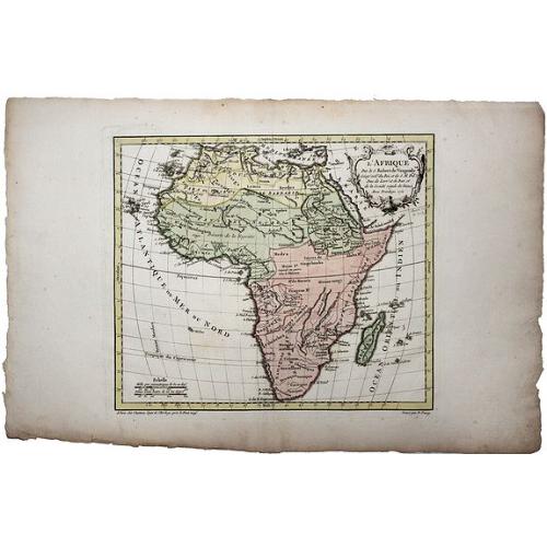 Old map image download for L'AFRIQUE. Par le S. Robert de Vaugondy. . .