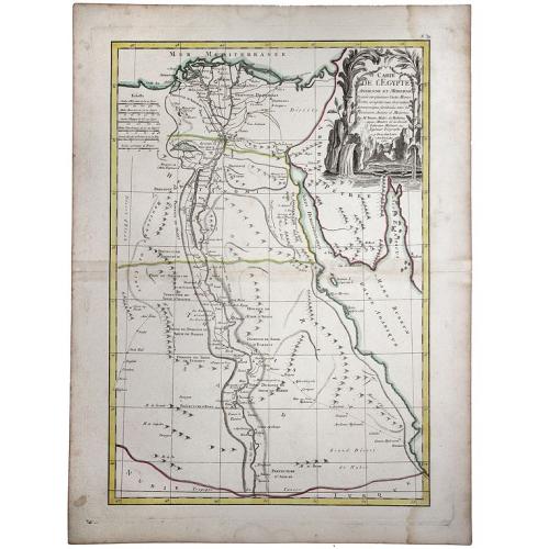 Old map image download for Carte de l' Egypte. Ancienne et Moderne.
