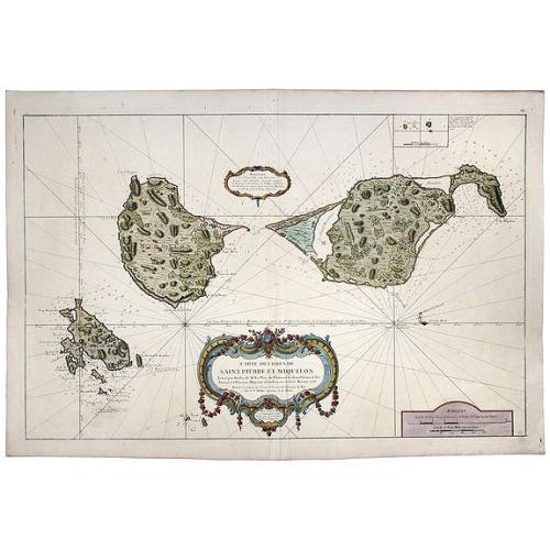 Old map image download for Carte des Isles de Saint Pierre et Miquelon. . . 