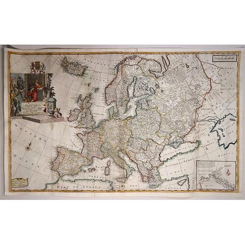 Old map image download for To His Royal Highness Frederick Lewis, Prince of Wales and Earl of Chester, Electoral Prince of Brunswick, This Map of Europe ...