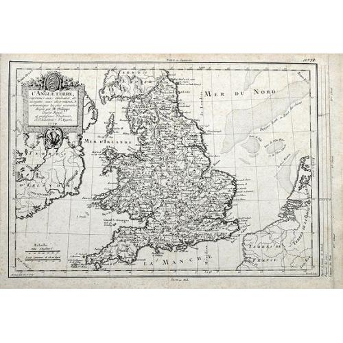 Old map image download for L'Angleterre... par Mr. Philippe. . .