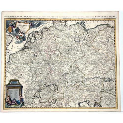 Old map image download for L'Empire D'Allemagne Divise En Tous Se Estats al Usage de Monseigneur le Duc De Bourgogne...