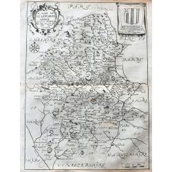 A Mapp of Staffordshire with its hundreds. 