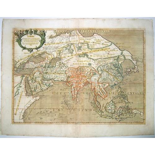 Old map image download for L'ASIA Nuovamente corretta et accresciuta, secondo le relationi piu moderne da Guglielmo Sansone . . . 1677 