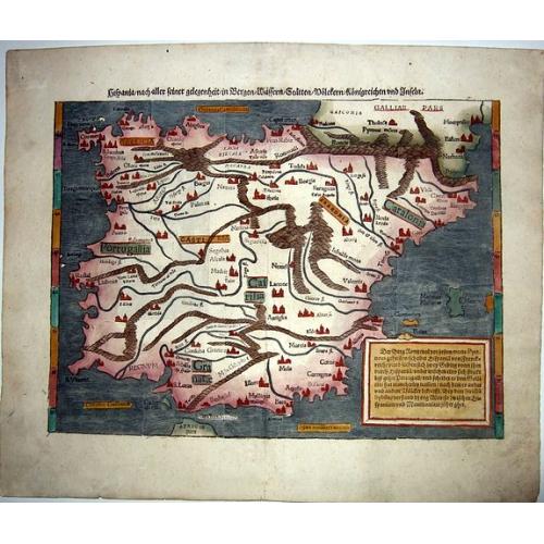 Old map image download for HISPANIA. . .