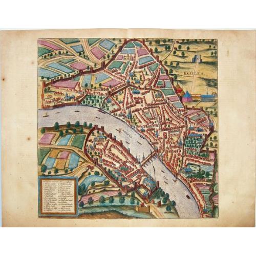 Old map image download for Basilea. (Basel)