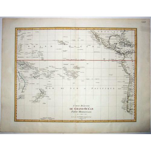 Old map image download for CARTE REDUITE DU GRAND OCEAN MERIDIONALE 1802.