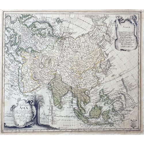 Old map image download for Tab. Geogr. Asiae ad emendatiora,...