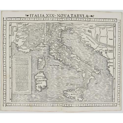 Old map image download for Italia XIX Nova Tabula