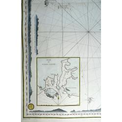 Carte des iles Shetland, d'après le plan du Cap. Anglais Preston, rectifié par M. de Lowenorn en 1787, Dépôt de La Marine, l'an XIII