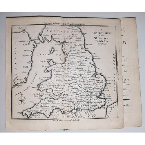 Old map image download for Bowles's Post Chaise Companion; or, Travellers Directory through England and Wales …