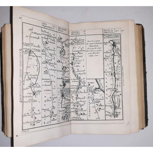 Old map image download for Bowles's Post Chaise Companion; or, Travellers Directory through England and Wales …