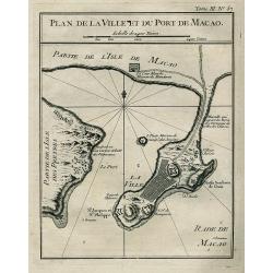 PLAN DE LA VILLE ET DU PORT DE MACAO