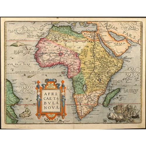 Old map image download for Africae Tabula Nova