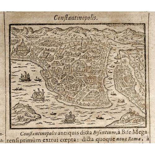 Old map image download for Constantinopolis