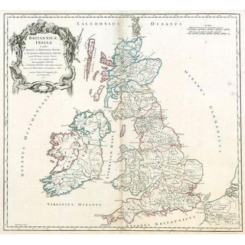 Old map image download for Britannicae, Insulae in quibus Albion sen Britannia Major, ...