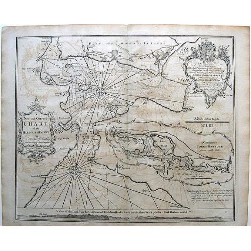 Old map image download for A New and Correct Chart of the Harbour of Corke...