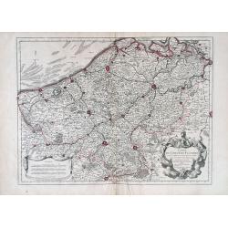 Carte du Comte de Flandre.