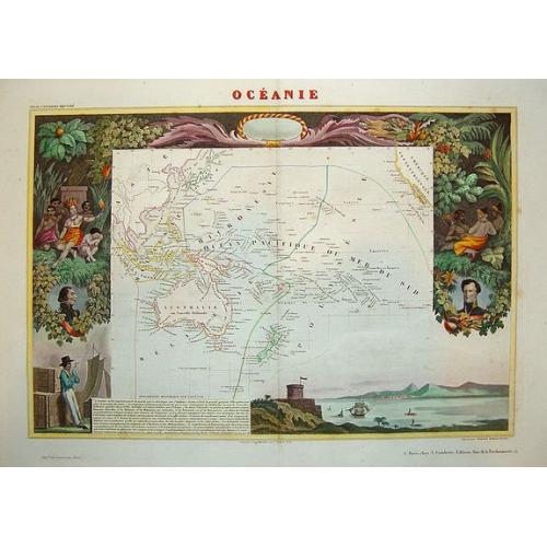 Old map image download for Oceania.