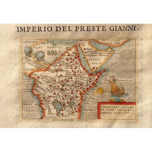 Old map image download for Imperio Del Preste Gianni - Presbeteri Ioannis Sive Abissinorum Imperii Descriptio.