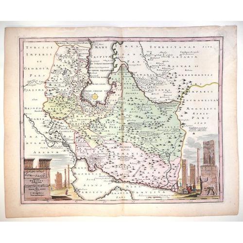 Old map image download for Imperii Persici delineatio...