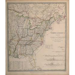 North America, Index Map of Canada and the United States, 