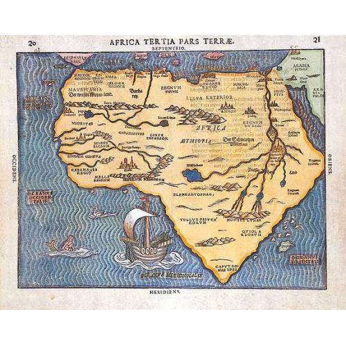 Old map image download for Africa tertia pars terrae.