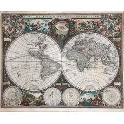 Nova totius terrarum orbis tabula auctore F. de Wit.