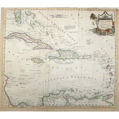 Old map image download for West Indies agreeable to the most approved Maps and Charts .