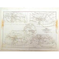 Carte de la Geographie Primative des Grecs d'apres Homere et Hesiode