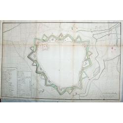 Manuscript map Novara Piemonte.