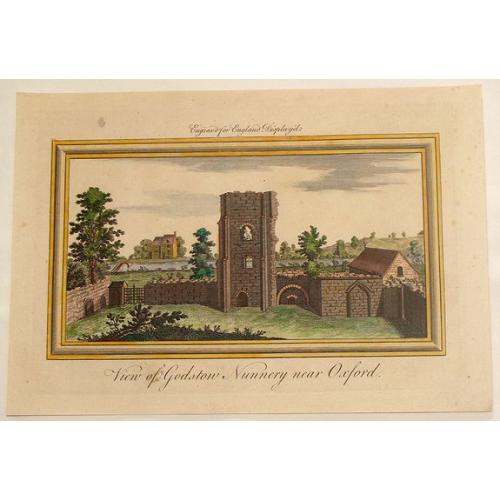 Old map image download for View of Godston Nunnery Near Oxford.