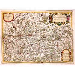 Carte des Comtez de Hainaut de Namur et de Cambresis.