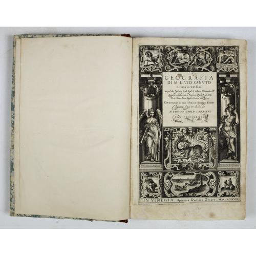 Old map image download for Livio Sanuto. Geografia di M. Livio Sanvto distinta in XII libri. Ne' quali, oltra l'esplicatione di molti luoghi di Tolomeo e della Bussola, ...