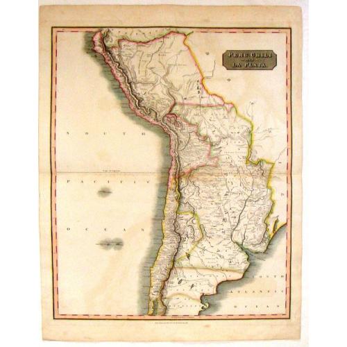 Old map image download for Peru, Chili and La Plata.