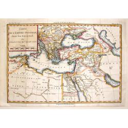 Carte de L'Empire Ottoman Dans Son Etat Actuel.