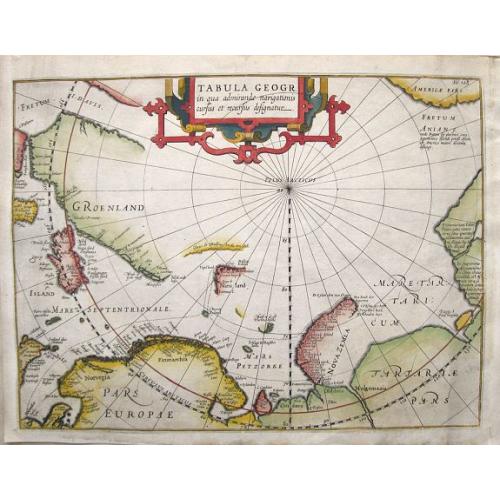 Old map image download for Tabula Geogr. in qua admirandae navigationis cursus et recursus designatur.