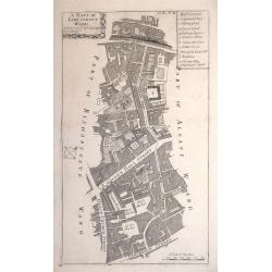 A MAPP OF LIME STREET WARD. TAKEN FROM YE LAST SURVEYS & CORRECTED.