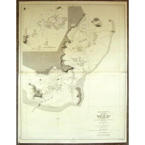 Old map image download for ILE UVEA CROQUIS DES BAIES DE MUA ET DE MATA UTU.